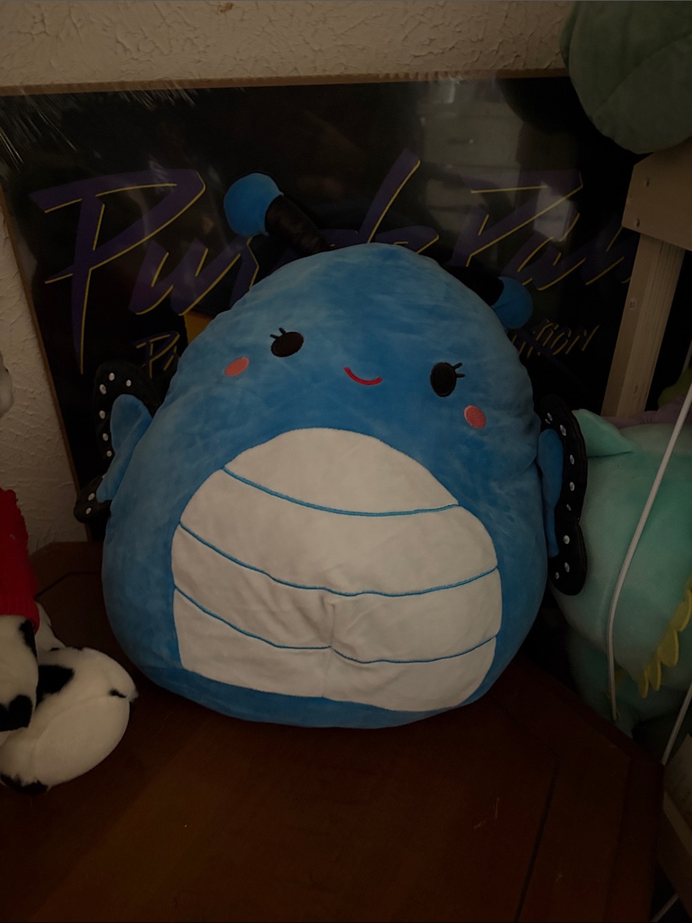 Blue butterfly squishmallow 12 inch